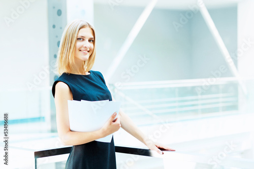 Photo: young pretty business woman... young pretty business woman...