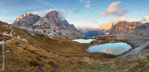 Photo: Nice mountain with lake - Italy Alps Dolomites - Tre Cime - Lago Nice mountain with lake - Italy Alps Dolomites - Tre Cime - Lago