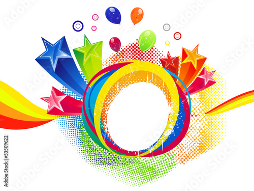 Vector: abstract colorful rainbow splash background abstract colorful rainbow splash background