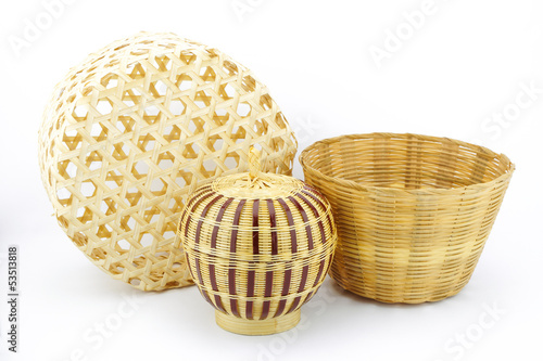 Photo: bamboo wickerwork bamboo wickerwork