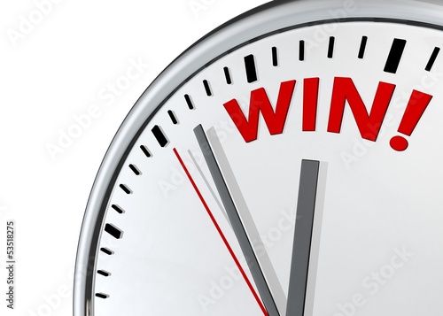 Illustration: Time to WIN! Time to WIN!