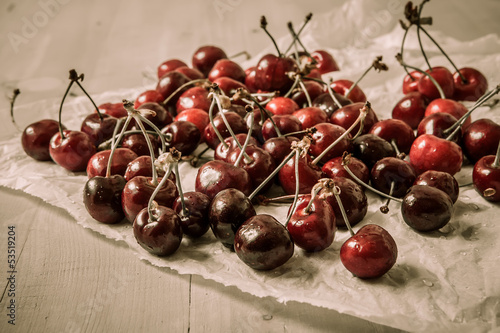 Photo: fresh cherries fresh cherries