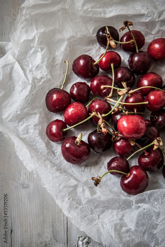 Photo: fresh cherries fresh cherries