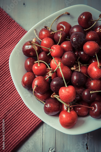 Photo: fresh cherries fresh cherries