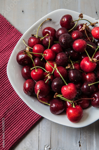 Photo: fresh cherries fresh cherries
