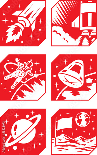 Vector: Space Icons Space Icons