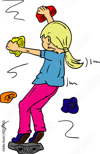 Vector: bouldering bouldering