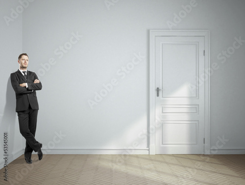 Photo: businessman standing businessman standing