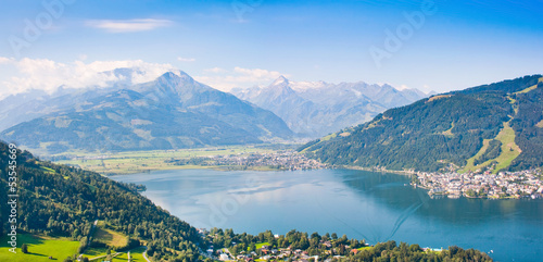 Photo: Panoramic view of Zell am See, Austria Panoramic view of Zell am See, Austria