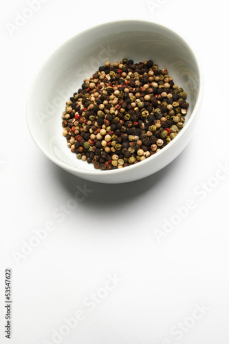 Photo: Mixed Pepper in a Bowl Mixed Pepper in a Bowl