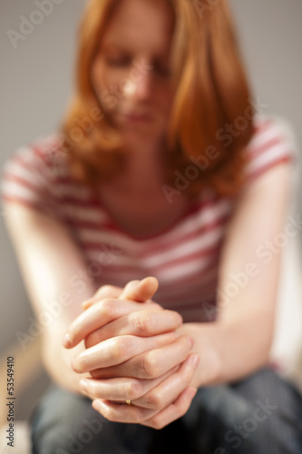 Photo: Prayer - young woman praying Prayer - young woman praying