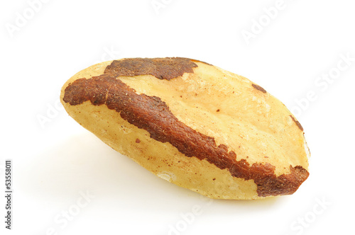 Photo: Brazil nut isolated Brazil nut isolated