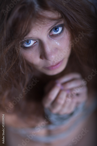 Photo: redhaired woman bondage redhaired woman bondage