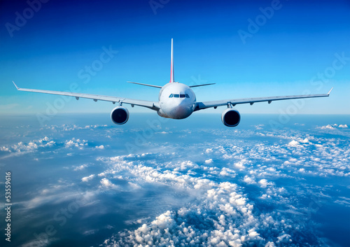 Photo: Passenger Airliner in the sky Passenger Airliner in the sky