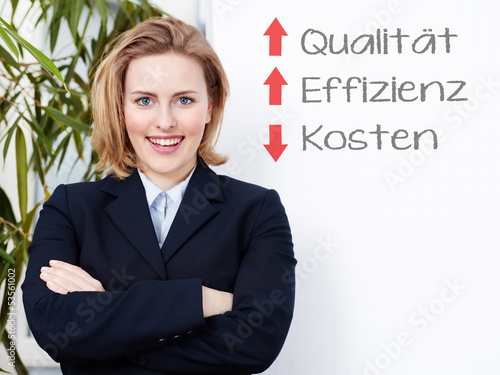 Photo: Business woman has a goal Business woman has a goal
