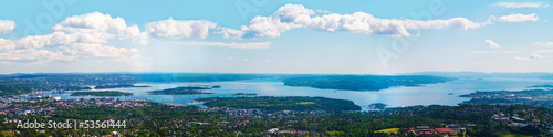 Photo: Oslo panorama aereo Oslo panorama aereo