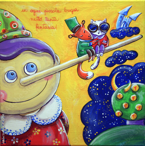Photo: Pinocchio With The Cat And The Fox Pinocchio With The Cat And The Fox