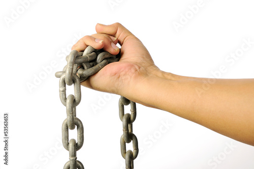 Photo: The Hand With Chain The Hand With Chain