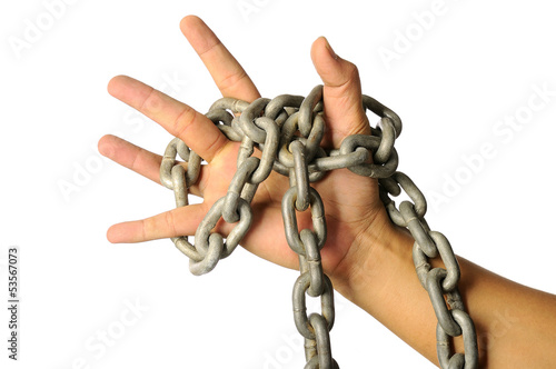 Photo: The Hand With Chain The Hand With Chain