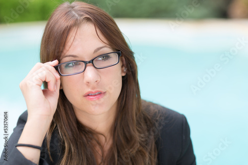 Photo: Mädchen mit Brille Mädchen mit Brille