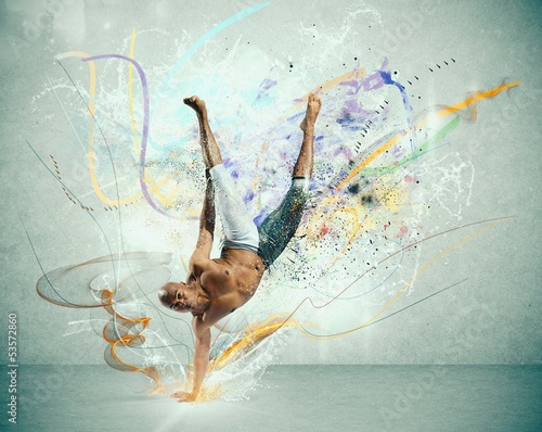 Photo: Modern dancer Modern dancer