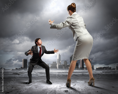 Photo: Business dispute Business dispute