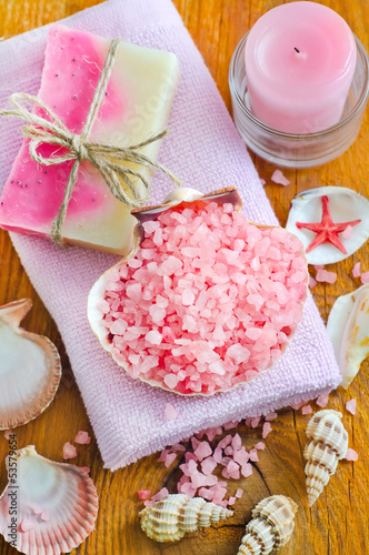 Photo: sea salt and soap sea salt and soap