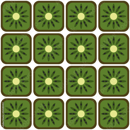 Vector: seamless kiwi pattern seamless kiwi pattern