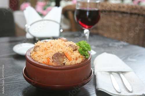 Photo: pilau with meat pilau with meat