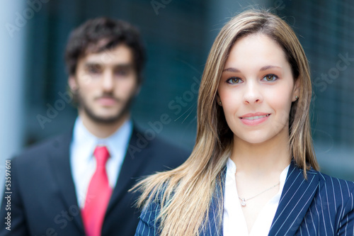 Photo: Young businesspeople Young businesspeople