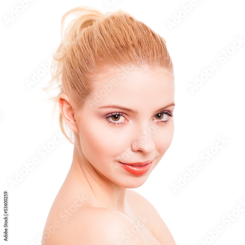 Photo: attraktive junge blonde Frau attraktive junge blonde Frau
