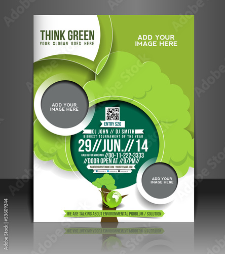 Vector: Vector eco brochure, flyer, magazine cover Vector eco brochure, flyer, magazine cover