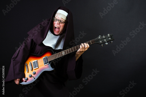 Photo: rock and roll nun rock and roll nun