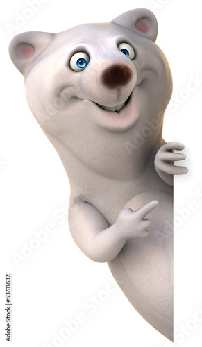 Illustration: White bear White bear