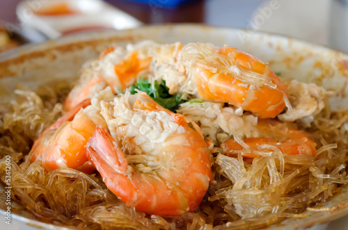Photo: shrimp and vermicelli shrimp and vermicelli