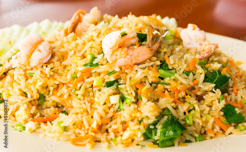 Photo: shrimp fired rice thai food shrimp fired rice thai food