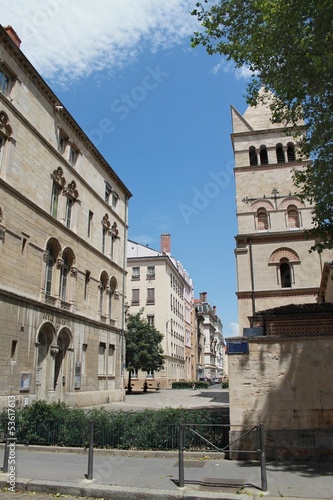Photo: Quartier et Abbaye d'Ainay à Lyon Quartier et Abbaye d'Ainay à Lyon