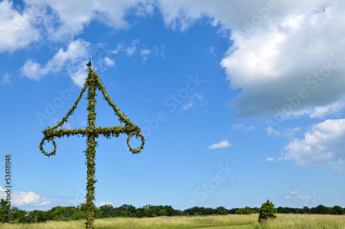 Photo: Midsummer pole Midsummer pole