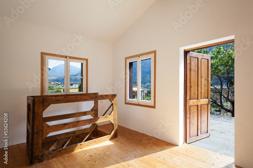 Photo: interior rustic house, entrance door interior rustic house, entrance door