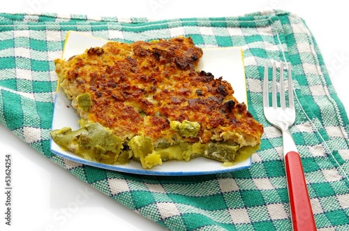 Photo: Gratin de courgettes. Gratin de courgettes.