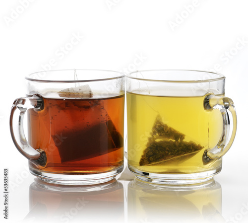 Photo: Green And Black Tea Green And Black Tea