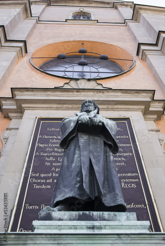 Photo: Olaus Petri monument Olaus Petri monument