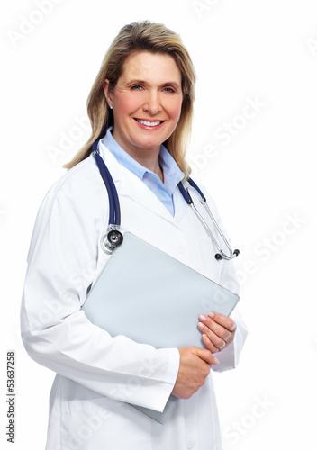 Photo: Doctor woman. Doctor woman.