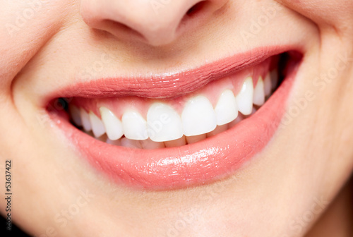 Photo: Beautiful woman smile. Beautiful woman smile.