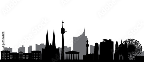 Illustration: vienna skyline vienna skyline