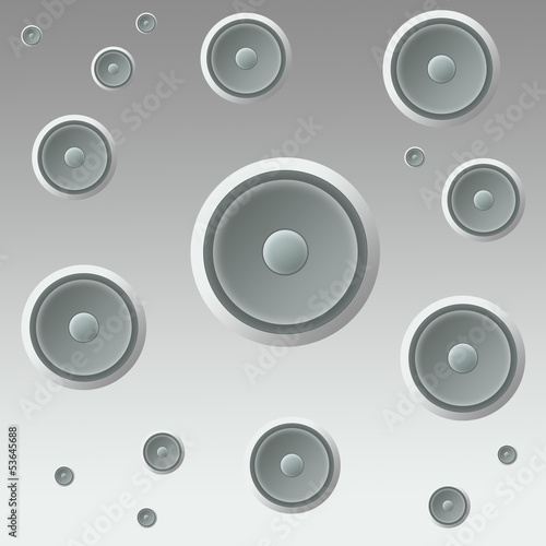 Illustration: Speaker illustration background. Speaker illustration background.