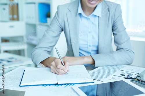 Photo: Writing business plan Writing business plan