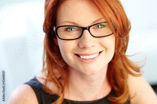 Photo: Woman in eyeglasses Woman in eyeglasses