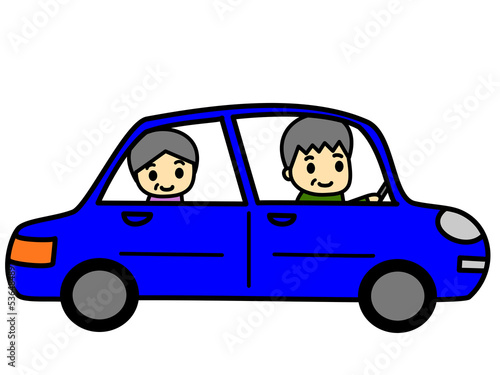 Illustration: 高齢運転者 高齢運転者