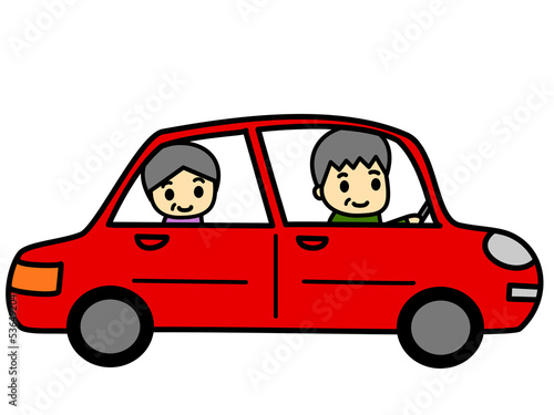 Illustration: 高齢運転者 高齢運転者